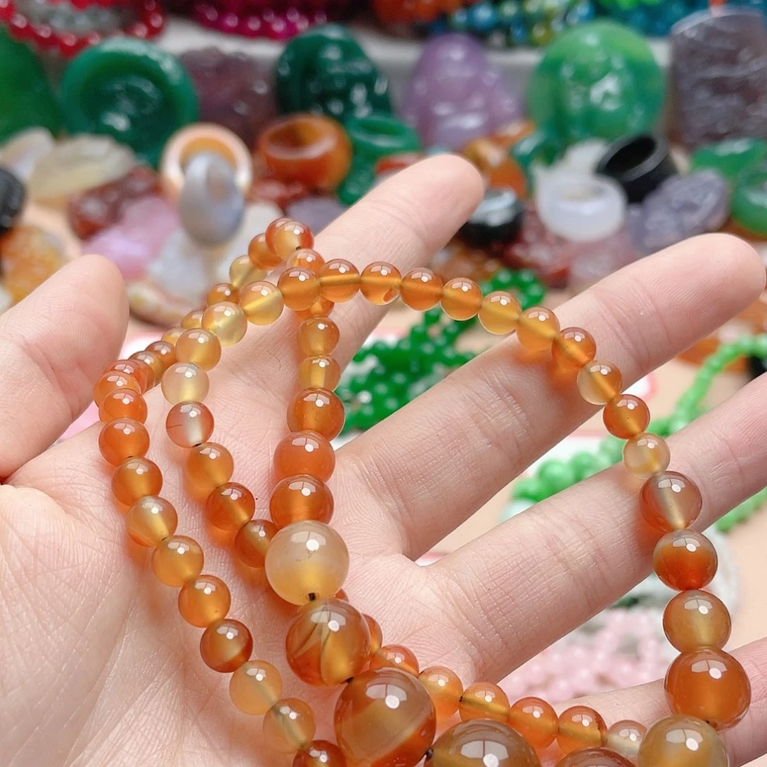 玛瑙/玉髓颈饰合金࿐****