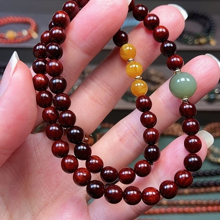 未镶嵌檀香紫檀（小叶紫檀）手串”.6