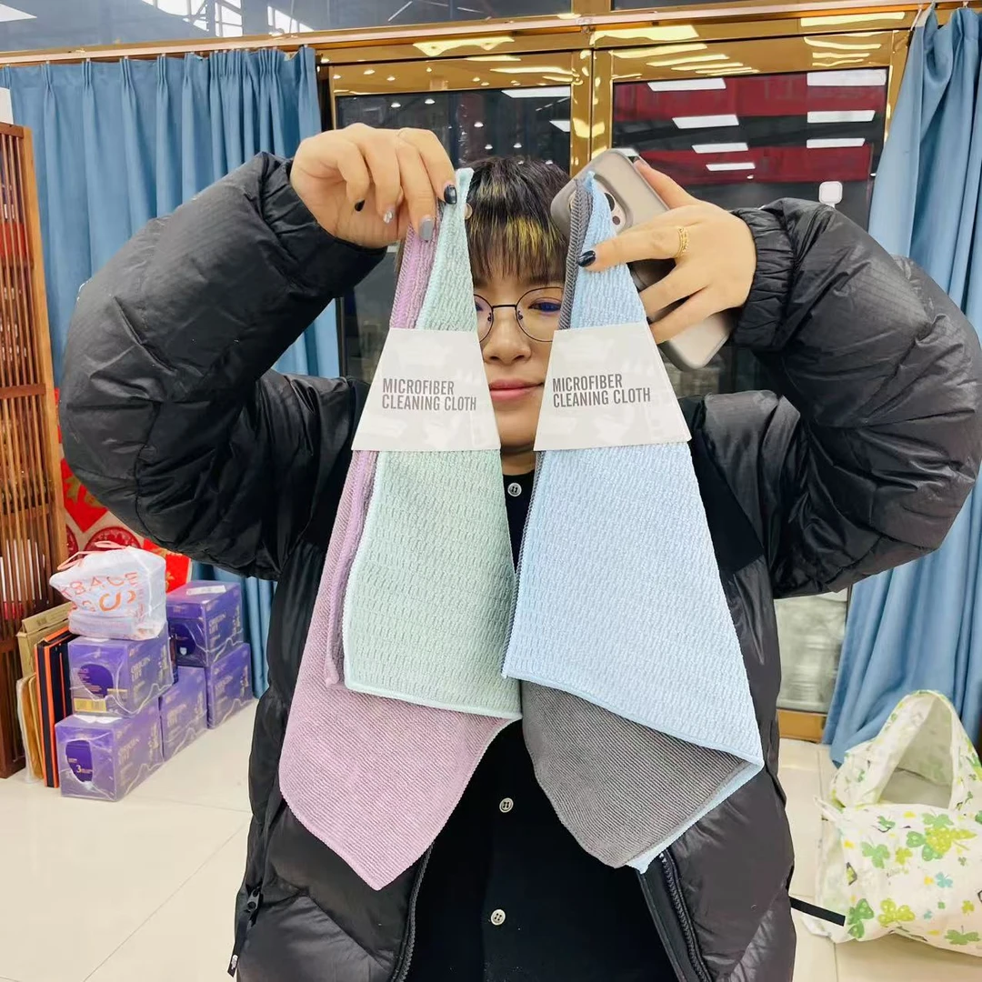 多功能不掉毛抹布四条35*35cm