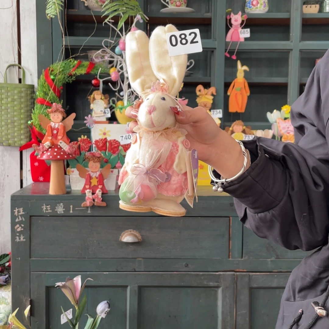 木质圣诞月福老货玩具中古风默认微瑕