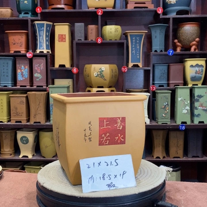 紫砂花盆紫砂花盆