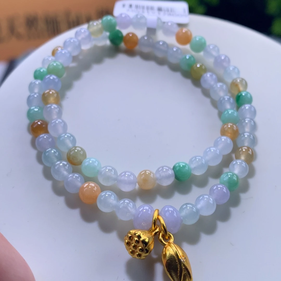 翡翠未镶嵌手链卡5