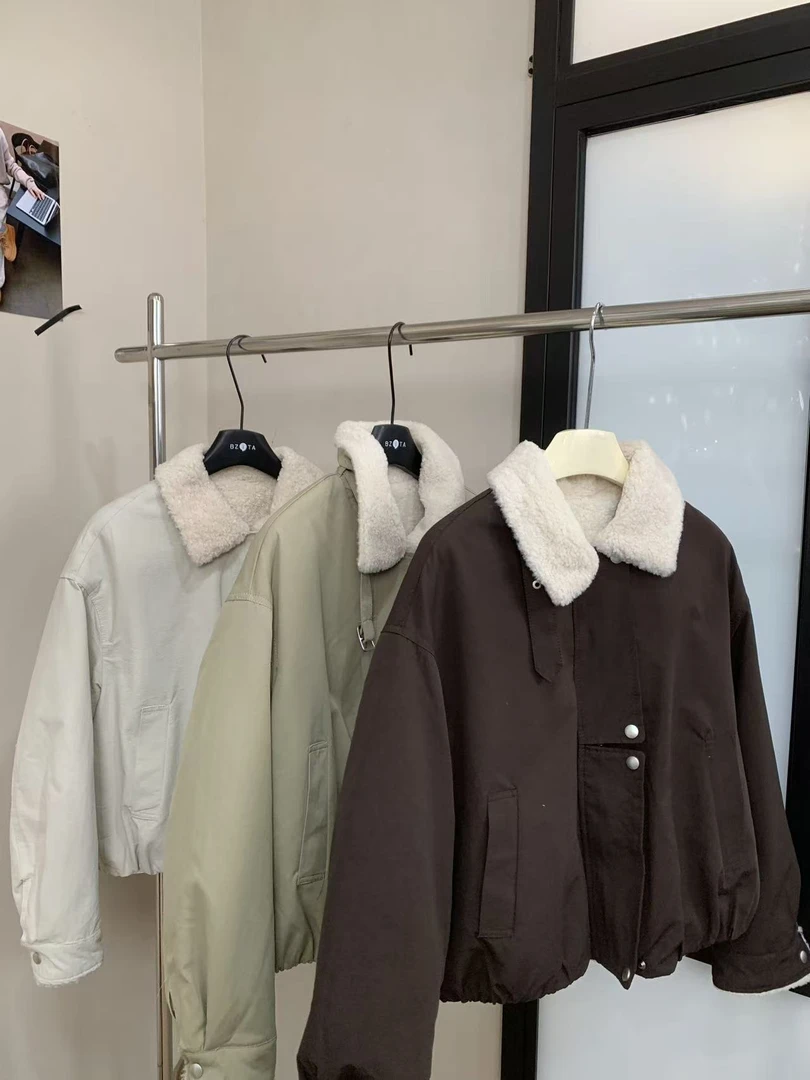 『雨美 Show』58127时尚百搭小款派克