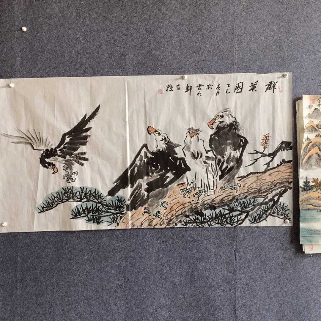 国画国画纯手写手绘作品23