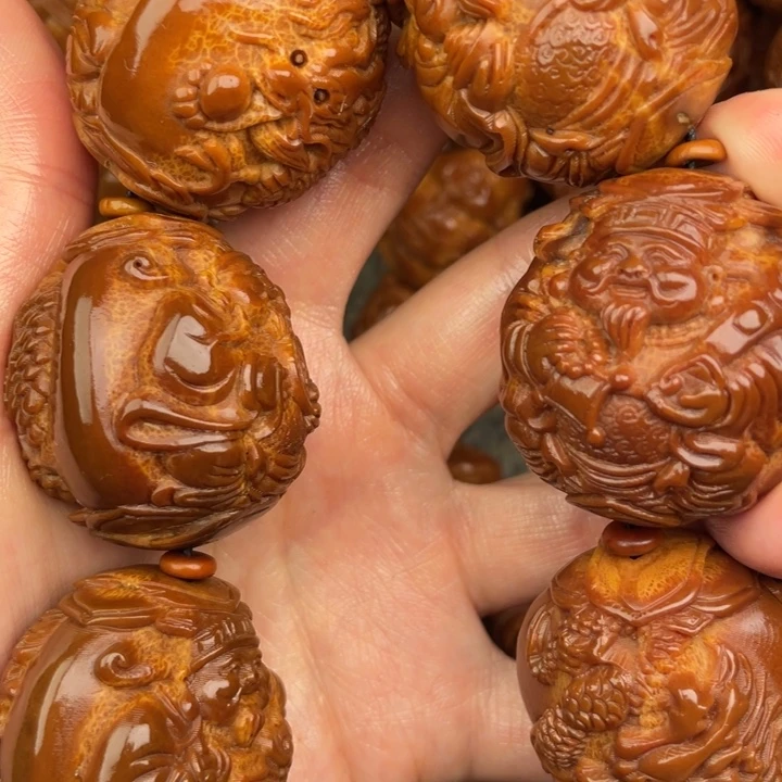 段***斗橄榄核吊坠橄榄核