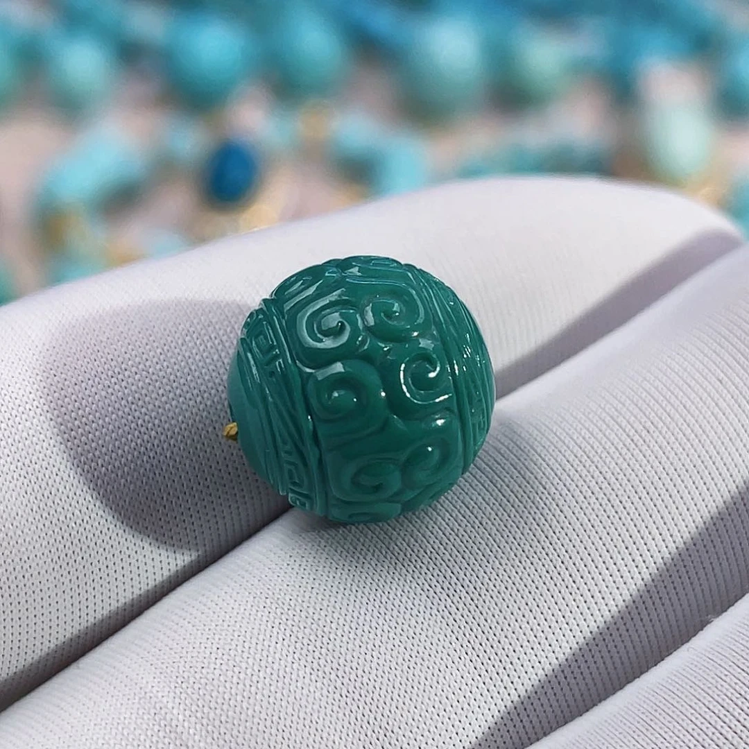 绿松石珠宝奇石未镶嵌