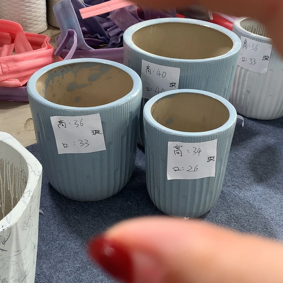 高温陶瓷花盆微瑕