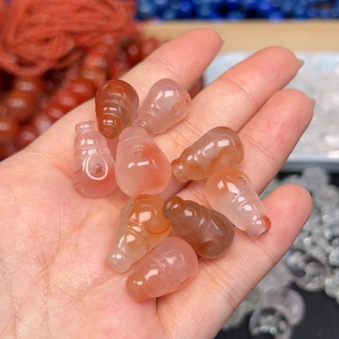 南红玛瑙未镶嵌吊坠(不含链)