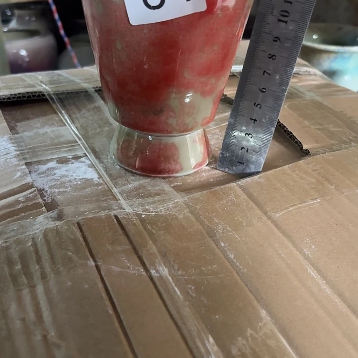 摆件高16，口11，瑕疵处理，无孔64