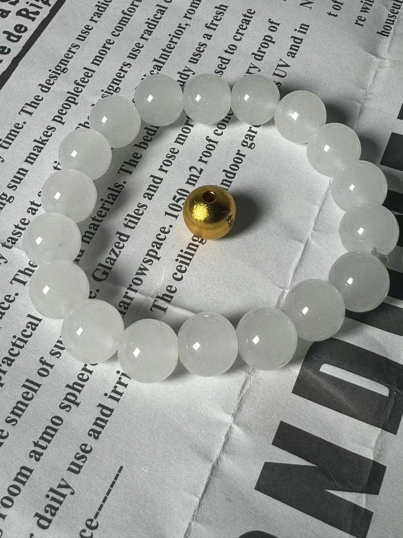 豪镶999金大圆单珠轻奢时尚款4024