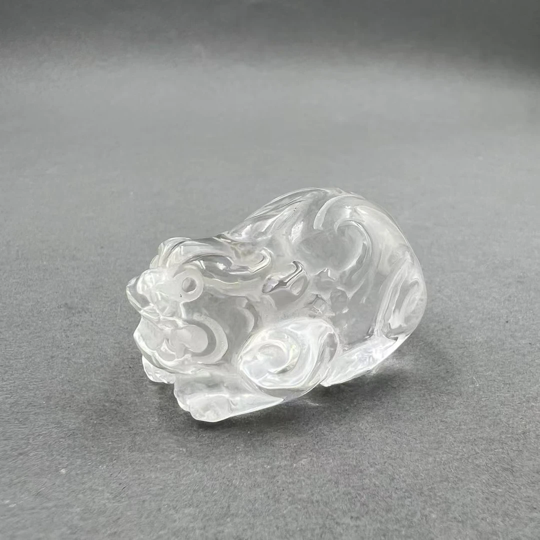 0306下午024水晶瑞兽把件