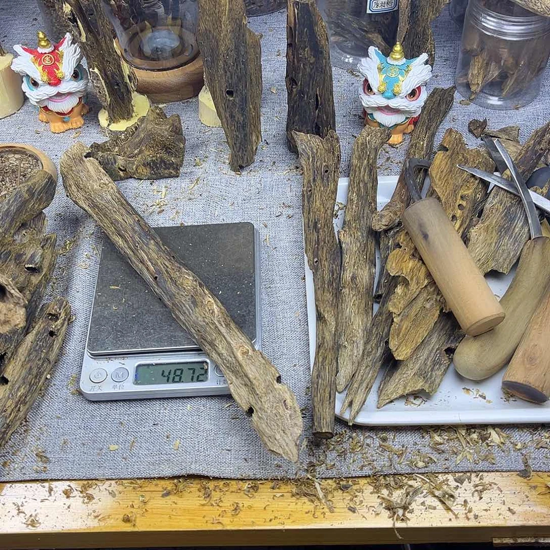 香料奇楠虫漏香48克