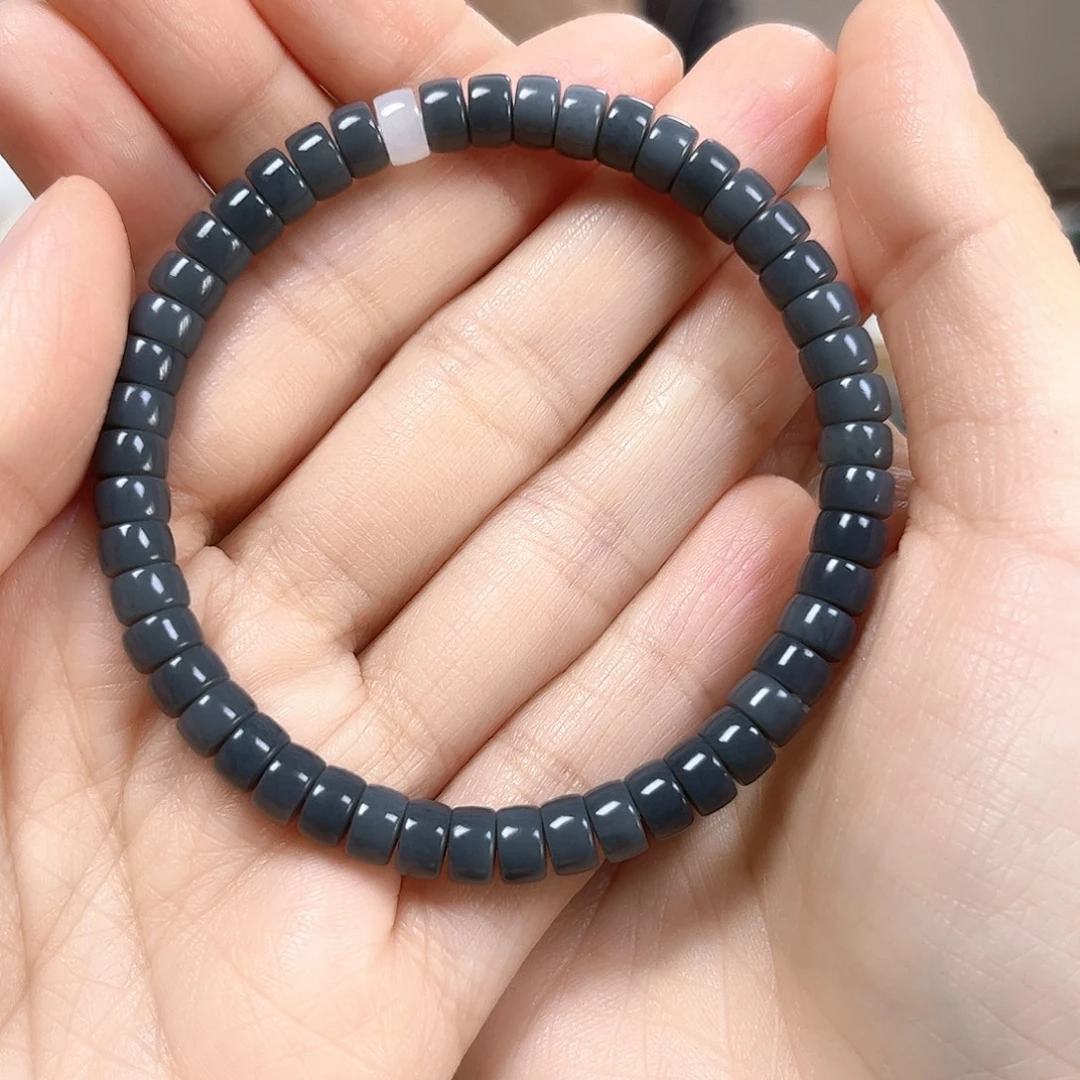 和田玉未镶嵌手链卡6珠宝级货头