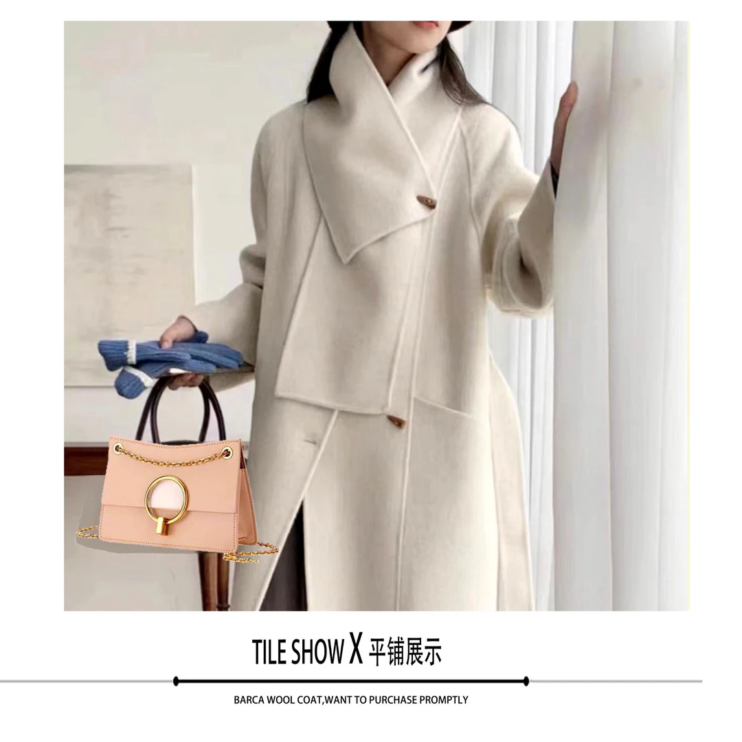 2025专柜新款精品女装—气质网红轻奢时尚百搭毛呢秋冬#驼色围巾