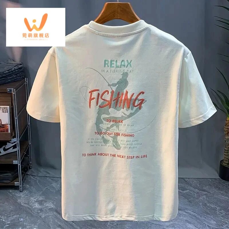 奥特莱斯~清仓尾货潮流纯棉圆领短袖T恤男夏季休闲百搭半袖上衣服