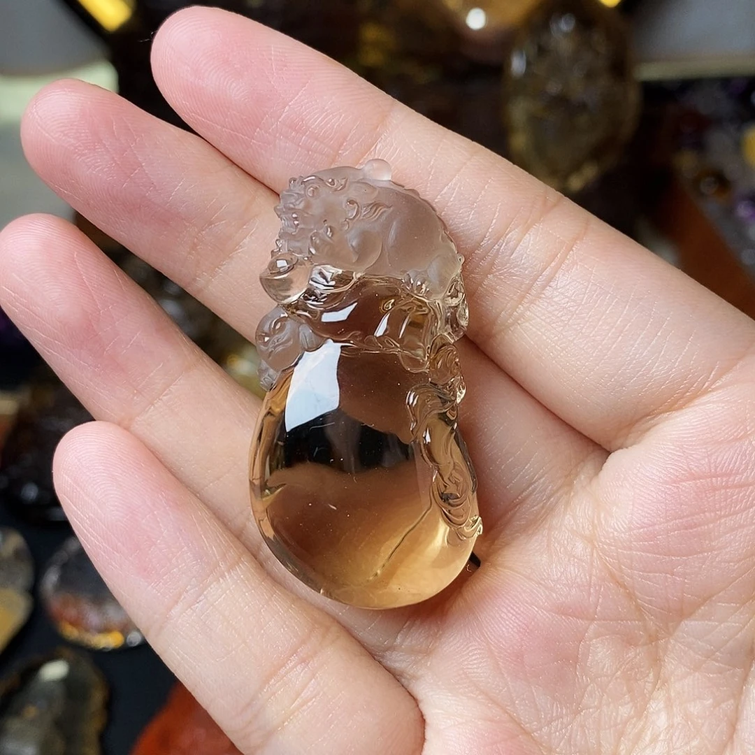 未镶嵌颈饰水晶貔貅吊坠