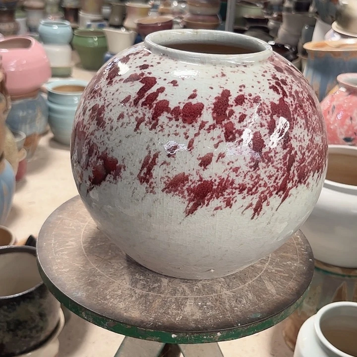 瓶口9高20无孔景德镇陶瓷满29包邮