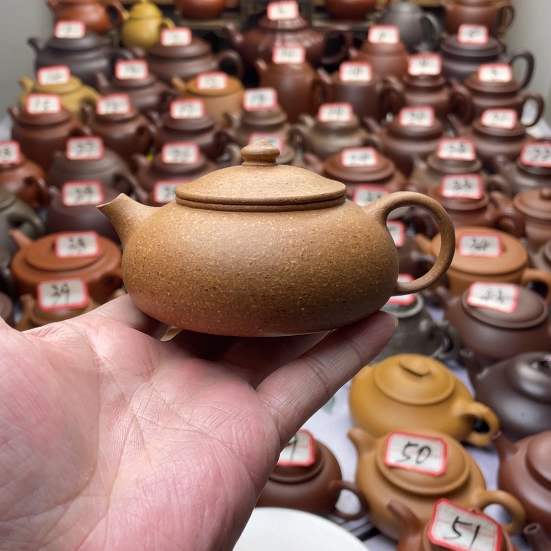 紫砂茶壶宜兴紫砂半手工