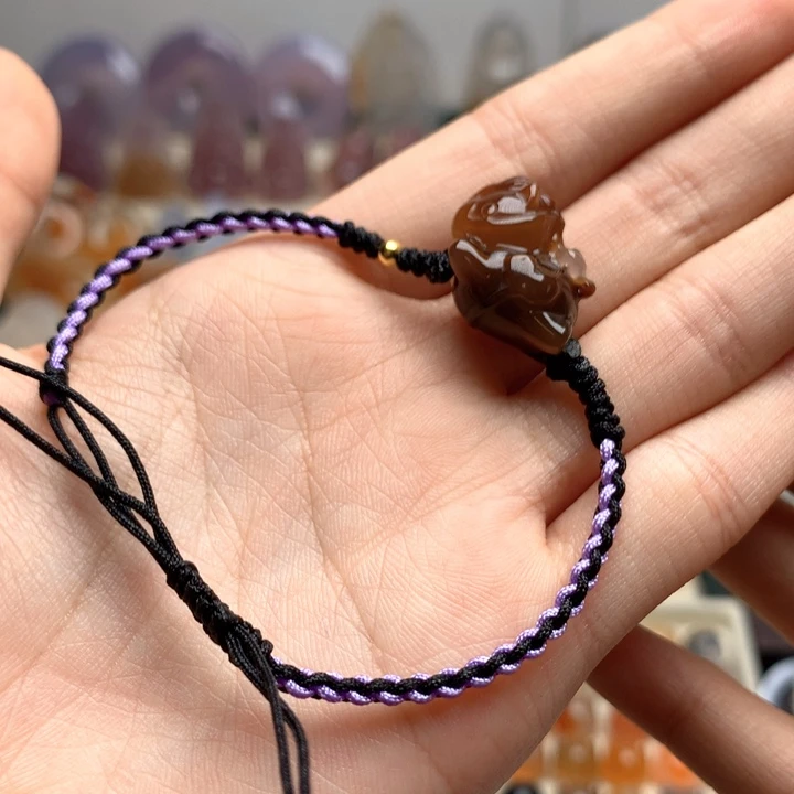 玛瑙/玉髓未镶嵌玛瑙飞马手绳