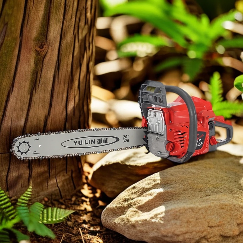 新款大功率御林9800汽油锯便携式多功能伐木锯家用手提油链锯