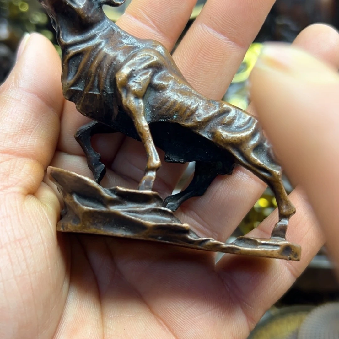 铜摆件欢迎欢迎你