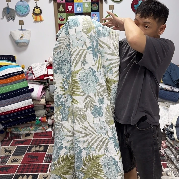 文***敏棉花全棉瑕疵床盖好看