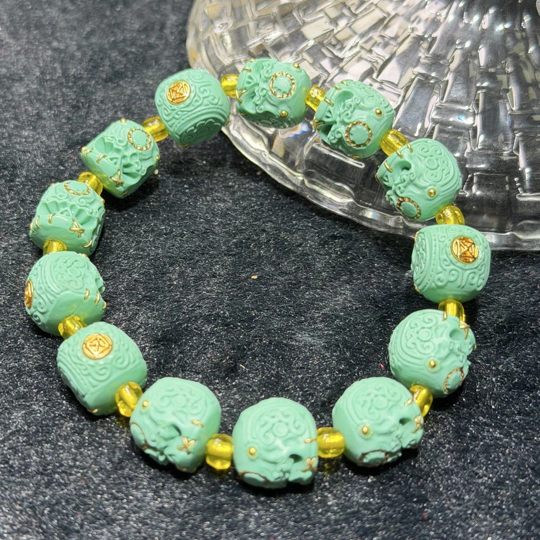 非金属珐琅手链 《玥玥饰品》路路通事业呆呆0071