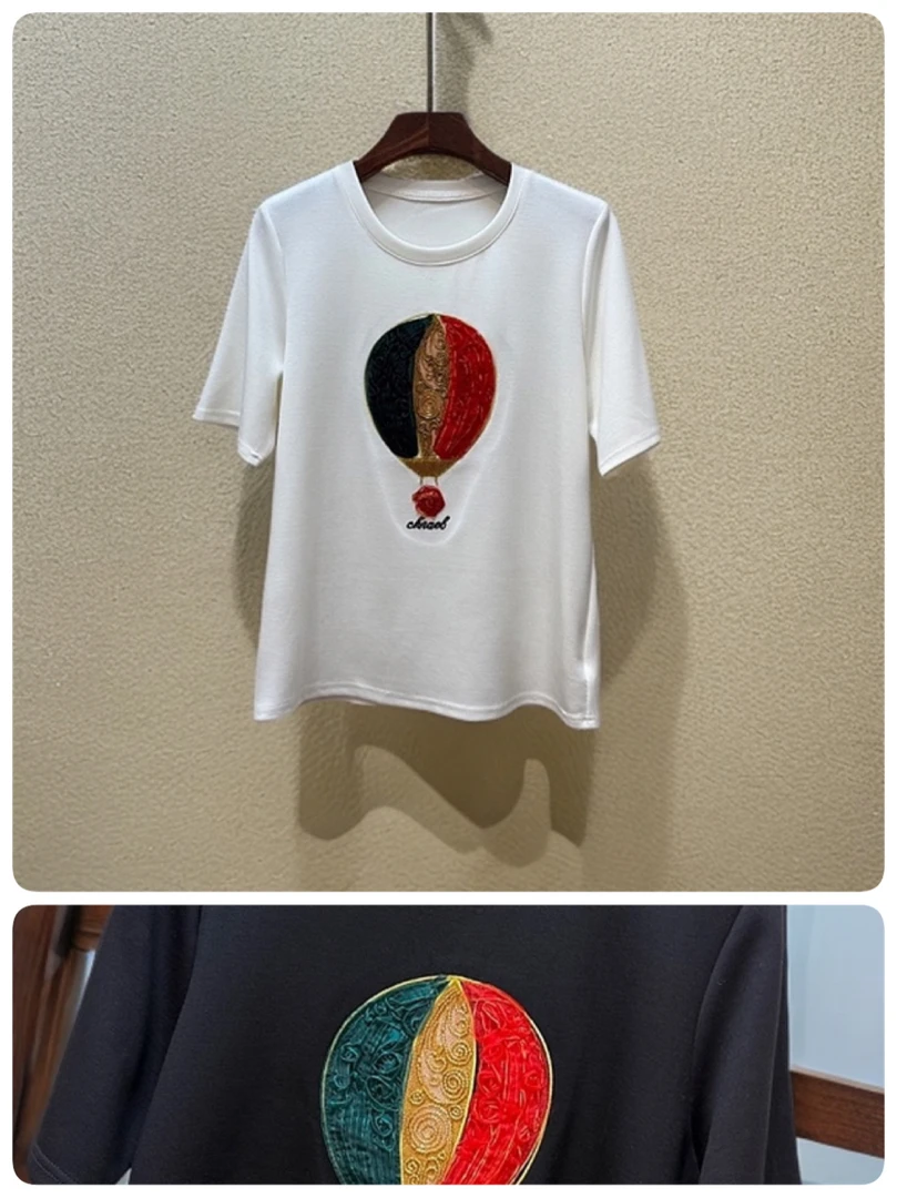 艾琳妮娅2025新款8071-时尚百搭 T恤