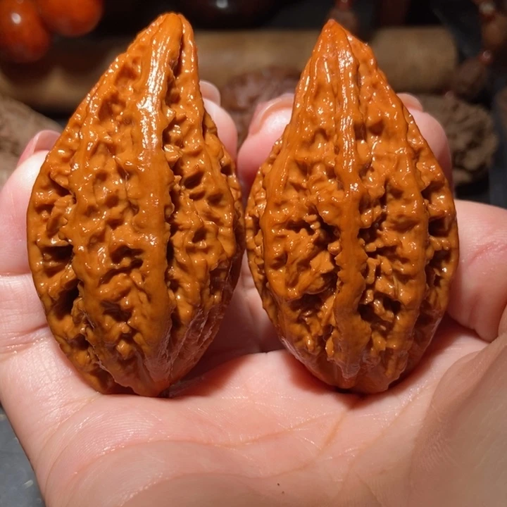 把件文玩核桃东北楸子小雪20