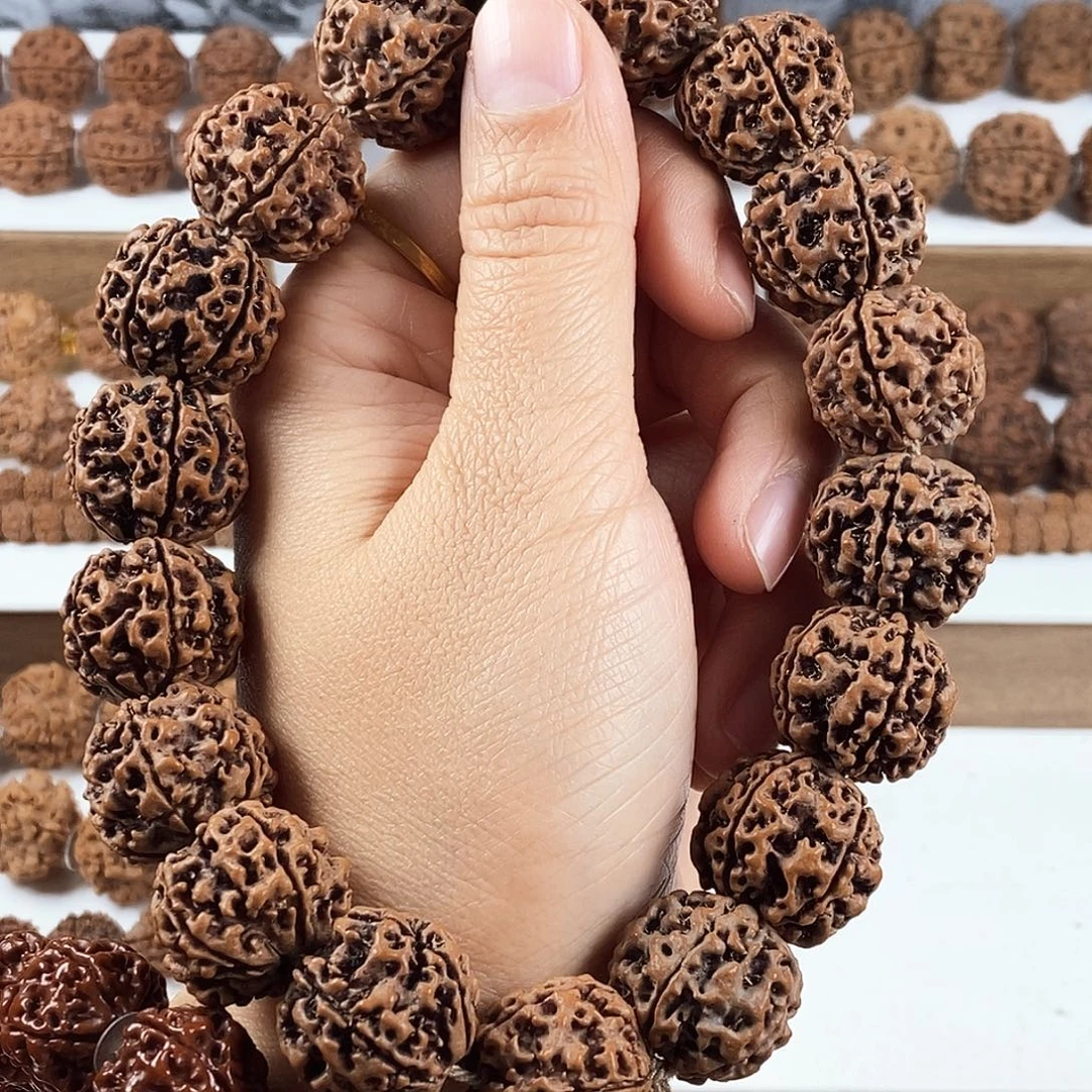 手串金刚菩提原生态5瓣粗筋双龙