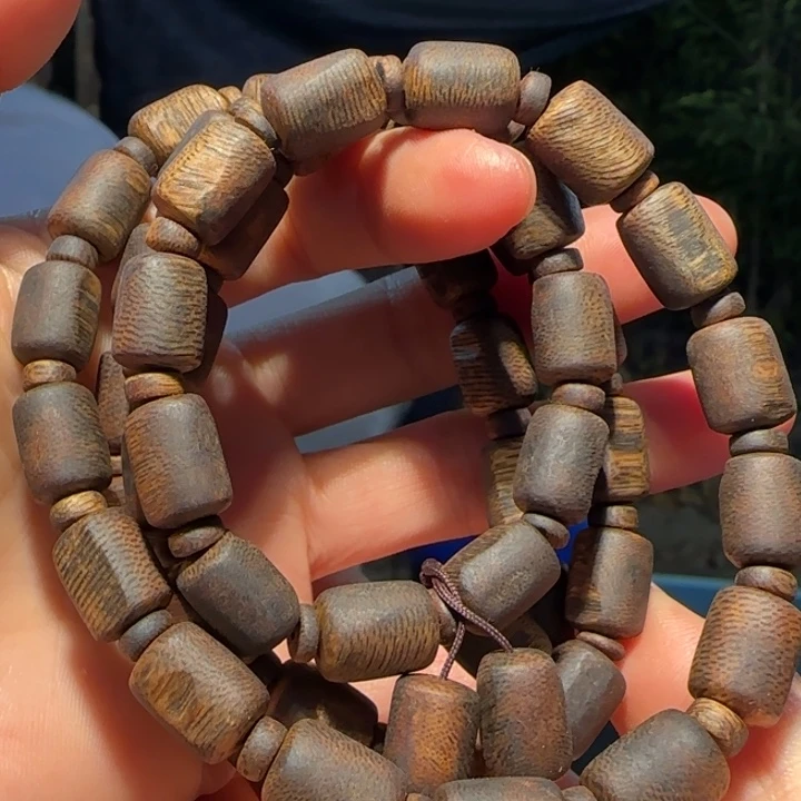 手串沉香蓝香链子41克+