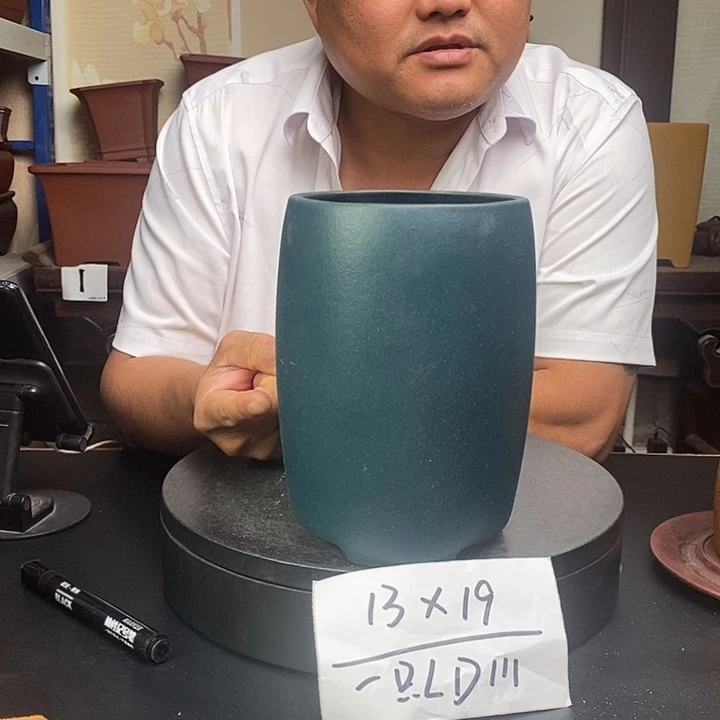 紫砂花盆货号一只LD111