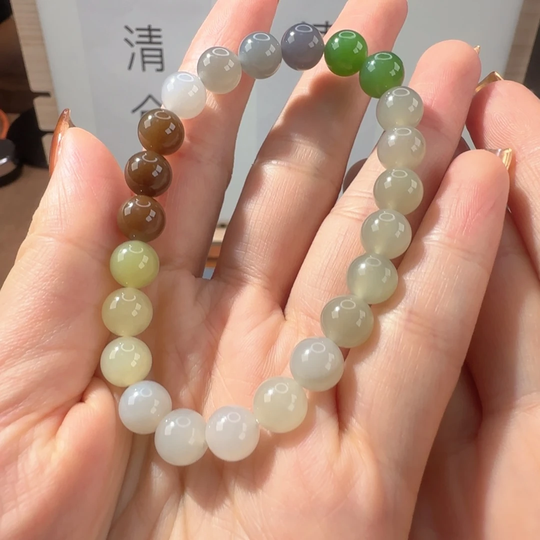 落***声和田玉未镶嵌颈饰