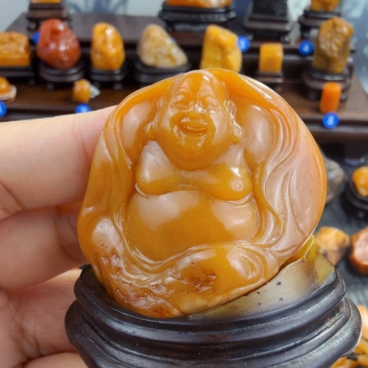 卖***徐田黄石田黄石摆件