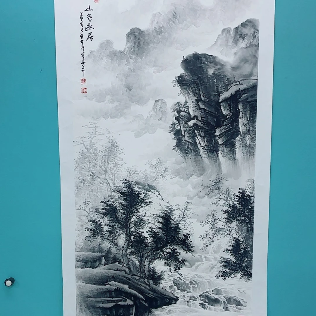 国画李文军教授作品