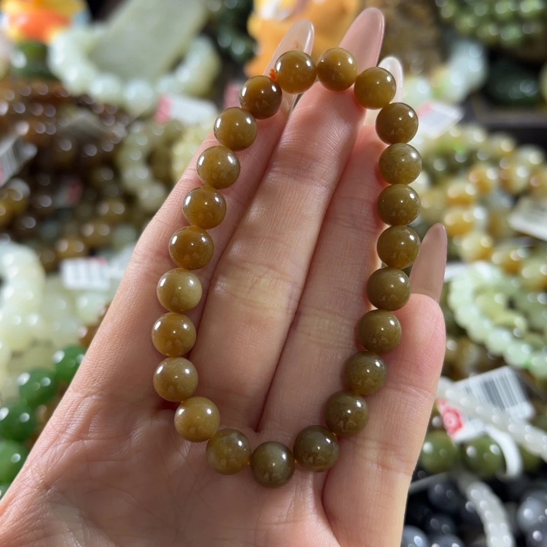 和田玉未镶嵌手链159