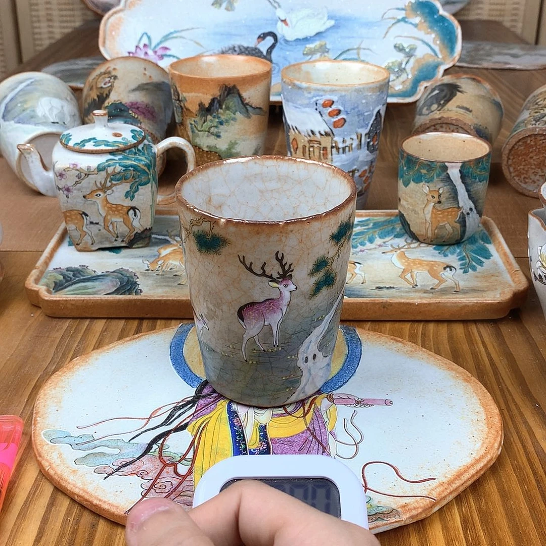 杨***碳杯景德镇陶瓷手作
