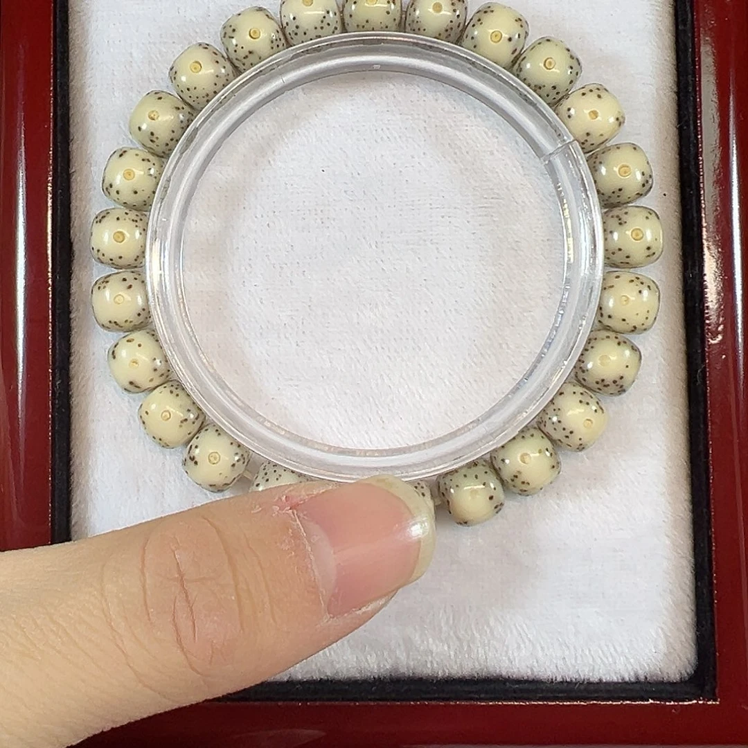 星月菩提吊坠半壁江山侧留白细星