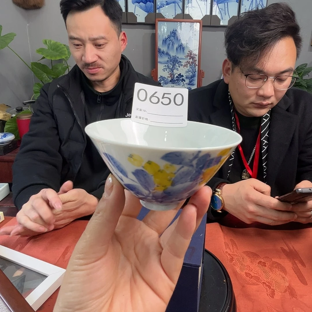 瓷片景德镇陶瓷手绘0650