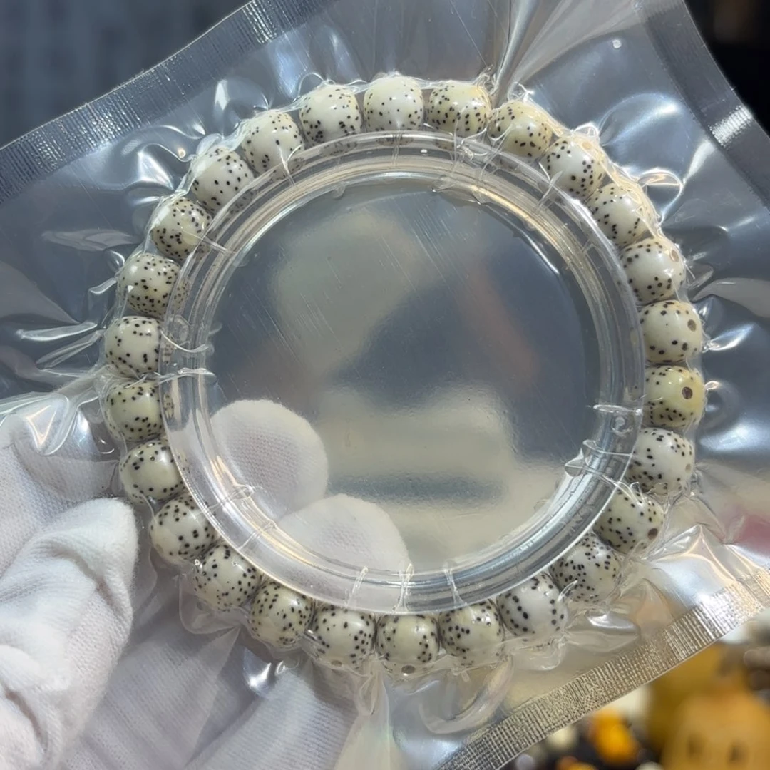 手串星月菩提原白通体A7