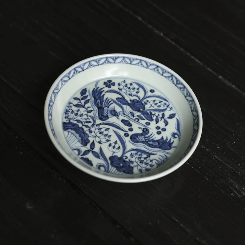 【网瓷专属】鸳鸯莲池-翁宿-壶承（翁宿S0191）