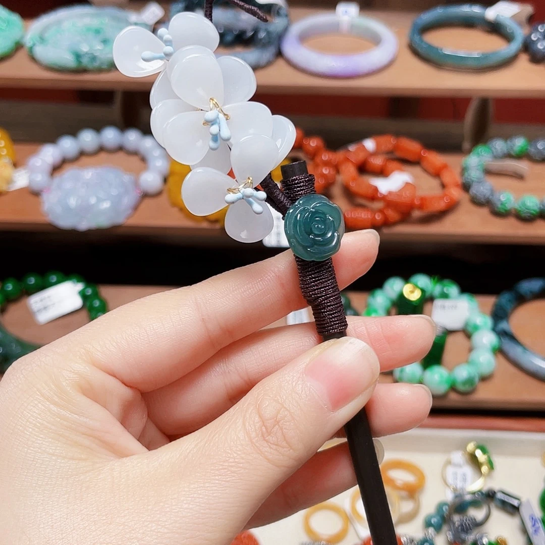 翡翠未镶嵌手链饰品