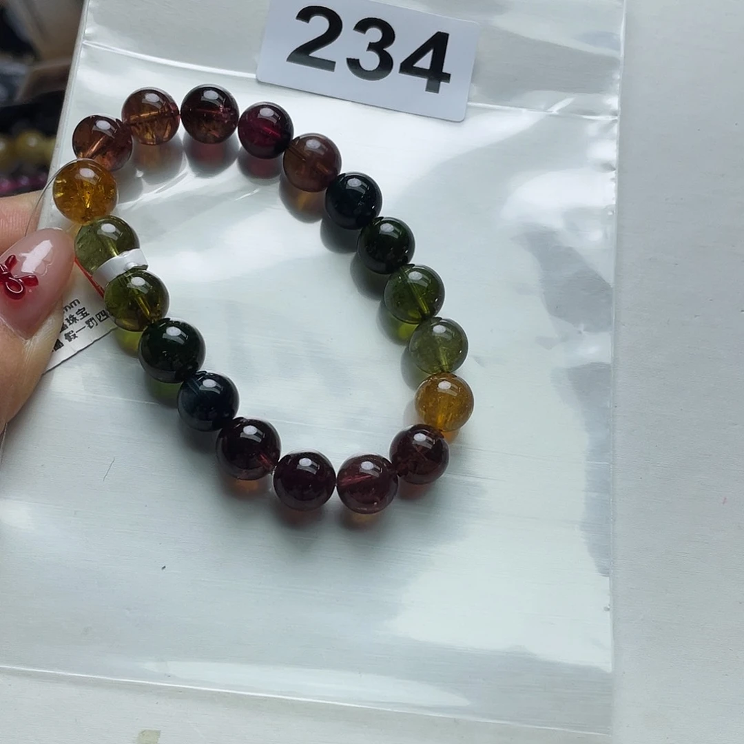 碧玺手串234。未镶嵌两****想