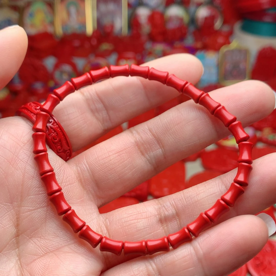 天然辰砂工艺品朱砂手串