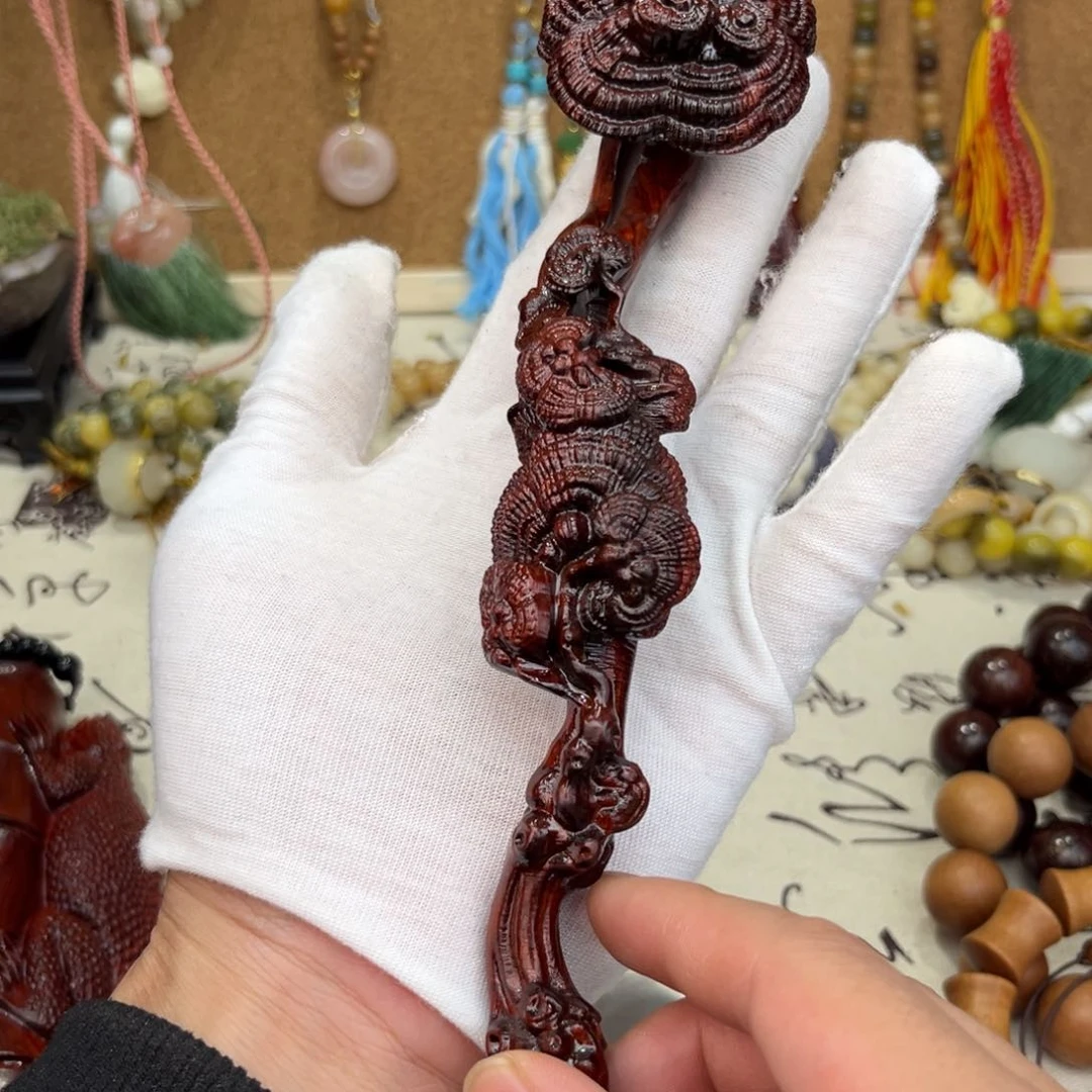 木紫檀木手把件摆件