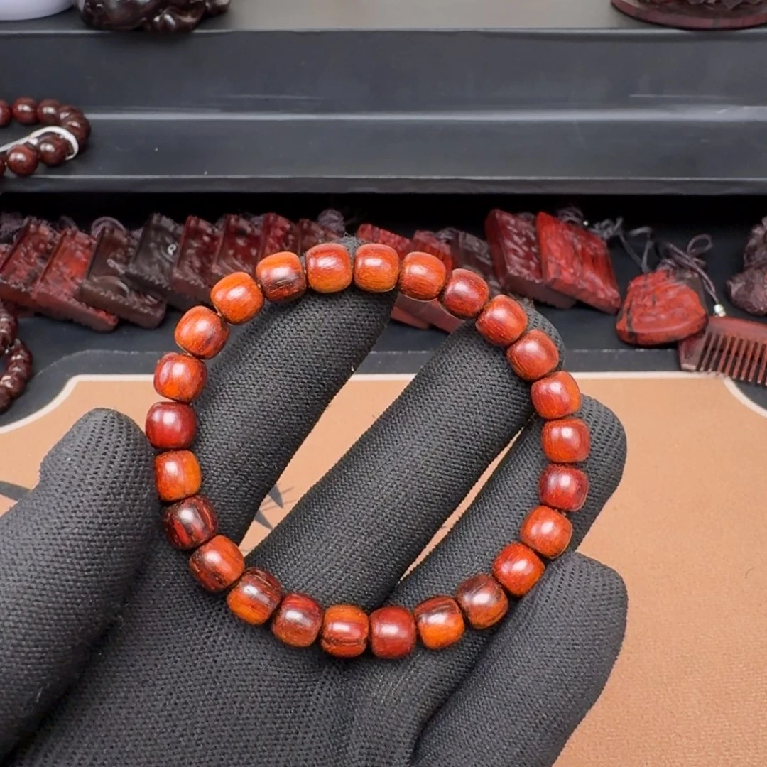 小叶紫檀手串/手链7.5/8cn老型无胶无蜡