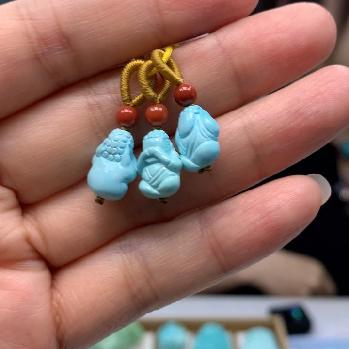 绿松石未镶嵌配饰