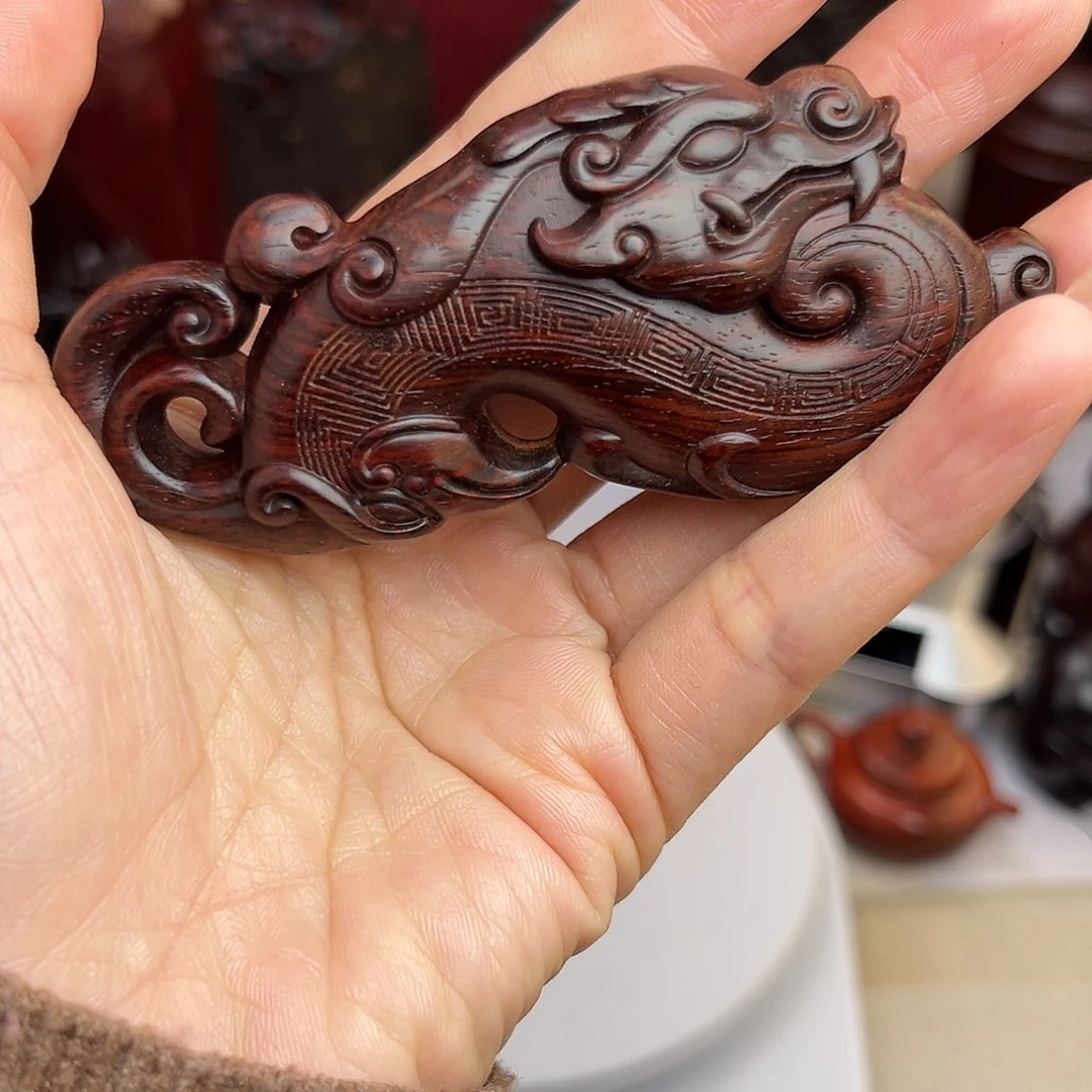 印度小叶紫檀龙凤呈祥