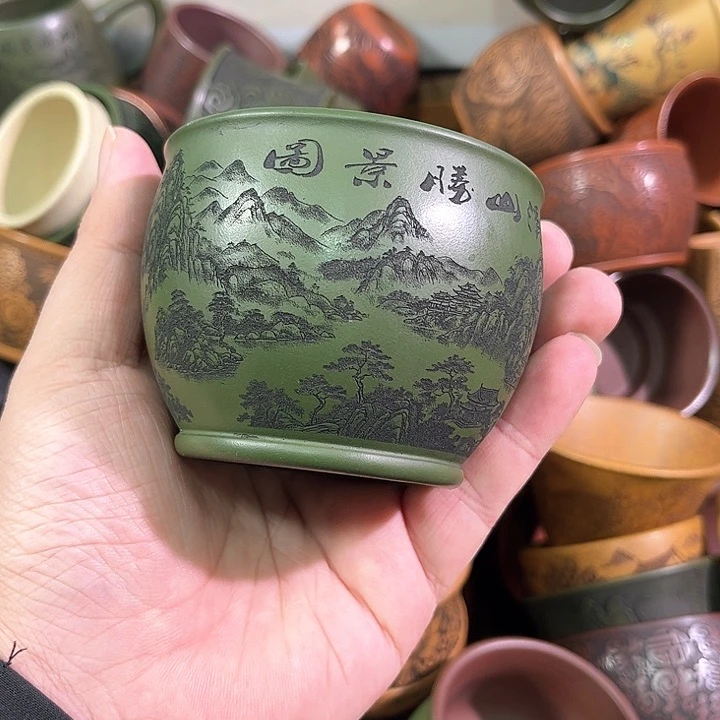 茶杯紫砂美*全手工紫砂主人杯