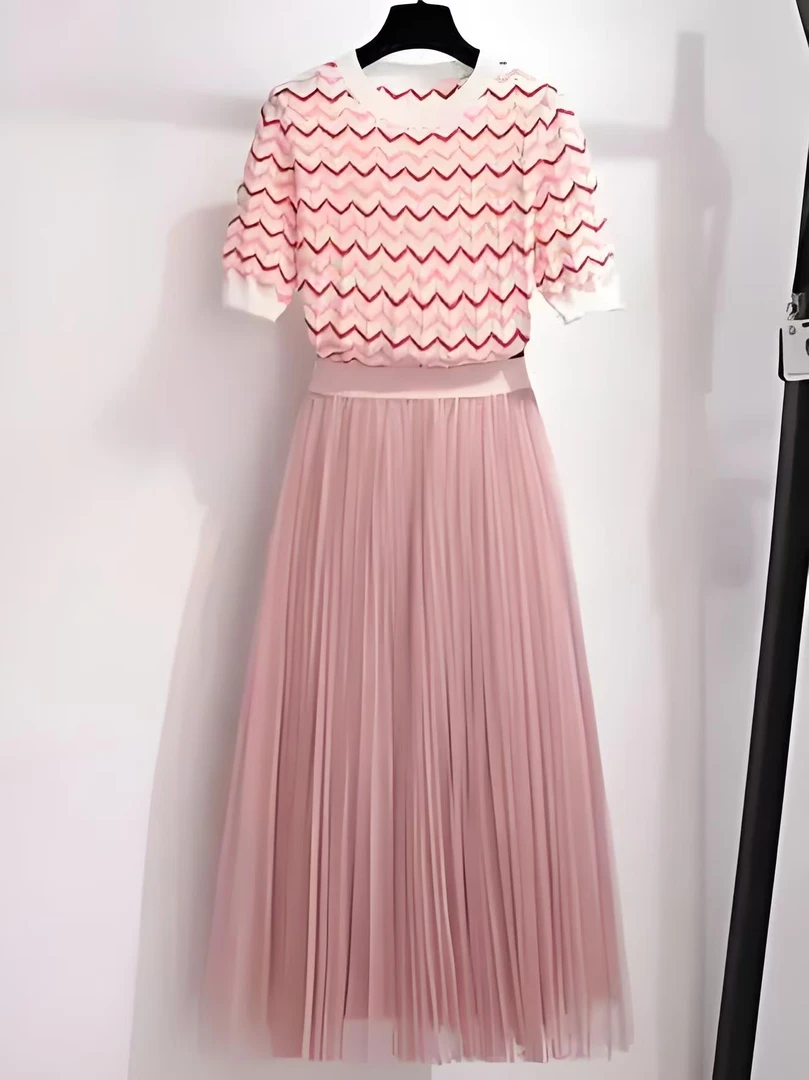 四季时尚女装中长款优雅甜美